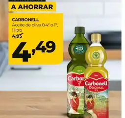Alimerka CARBONELL Aceite de oliva 0,4° 01°, oferta
