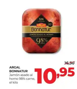 Alimerka ARGAL BONNATUR Jamón asado al horno 98% carne oferta