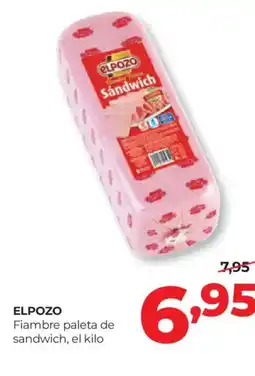 Alimerka ELPOZO Fiambre paleta de sandwich oferta