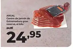 Alimerka ARGAL Centro de jamón de Extremadura gran reserva oferta