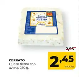 Alimerka CERRATO Queso tierno con avena oferta
