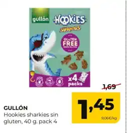 Alimerka GULLÓN Hookies sharkies sin gluten oferta