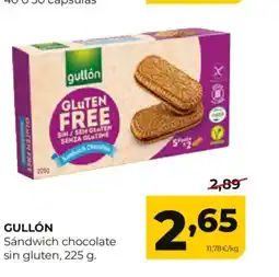 Alimerka GULLÓN Sándwich chocolate sin gluten oferta