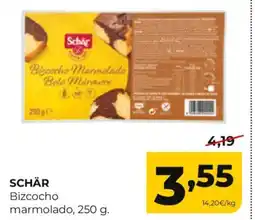 Alimerka SCHÄR Bizcocho marmolado oferta
