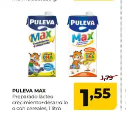 Alimerka PULEVA MAX Preparado lácteo crecimiento+desarrollo o con cereales oferta
