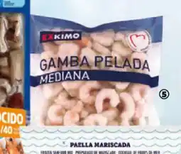 Alimerka EXKIMO Gamba pelada mediana oferta