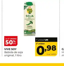 Alimerka VIVE SOY Bebida de soja original oferta