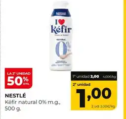 Alimerka NESTLÉ Kéfir natural 0% m.g., oferta