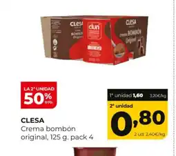 Alimerka CLESA Crema bombón original oferta