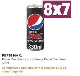 Supercor Pepsi Max 33cl oferta