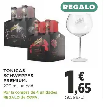 Supercor Tonicas Schweppes Premium 200ml oferta