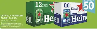 Supercor Heineken Cerveza Pilsen O 0,0% 12x33cl oferta