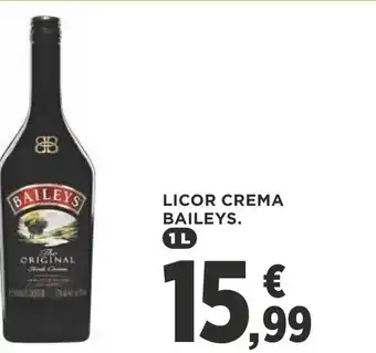 Supercor Baileys Licor Crema 1L oferta