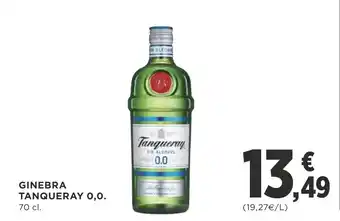 Supercor Tanqueray 0,0 Ginebra 70cl oferta