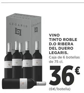 Supercor Legaris Vino Tino Roble D.O Ribera Del Duero 75cl oferta