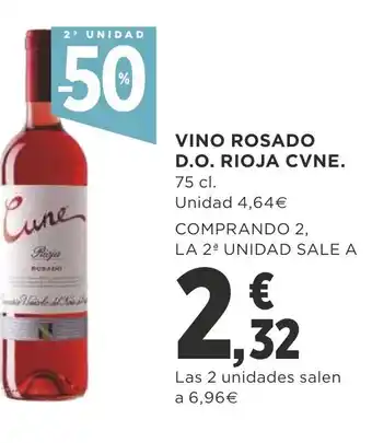 Supercor CVNE Vino Rosado D.O Rioja 75cl oferta
