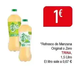 Masymas Trina - refresco de manzana original o zero oferta