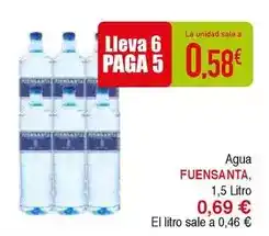 Masymas Fuensanta - agua oferta