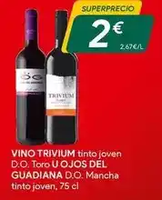 Masymas Toro - vino trivium tinto joven d.o. u ojos del guadiana d.o. mancha oferta
