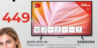 SAMSUNG Qled uhd 4k tq55q7f4auxxc