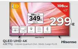 Tien 21 HISENSE Qled uhd 4k oferta