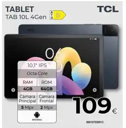 Tien 21 TOL Tablet tab 10l 4gen d oferta