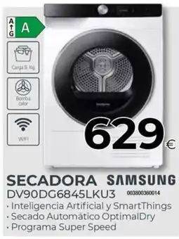 Tien 21 SAMSUNG Secadora dv90dg6845lku3 oferta