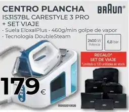 Tien 21 BRAUN Centro plancha is3157bl carestyle 3 pro + set viaje oferta