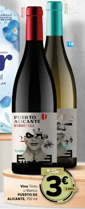 PUERTO DE ALICANTE Vino Tinto o Blanco