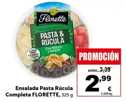 Masymas FLORETTE Ensalada Pasta Rúcula Completa oferta