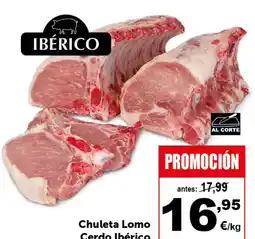 Masymas Chuleta Lomo Cerdo Ibérico oferta