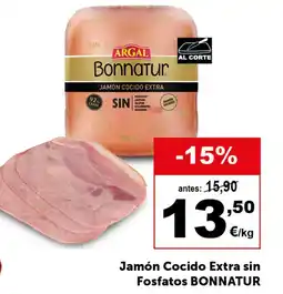 Masymas BONNATUR Jamón Cocido Extra sin Fosfatos oferta