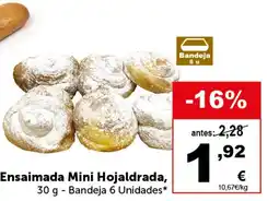 Masymas Ensaimada Mini Hojaldrada oferta