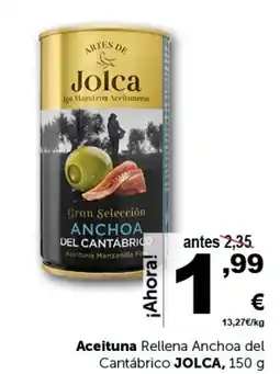 Masymas JOLCA Aceituna Rellena Anchoa del Cantábrico oferta