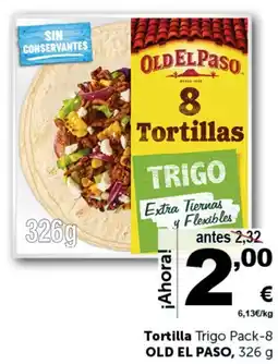 Masymas OLD EL PASO Tortilla Trigo Pack-8 oferta