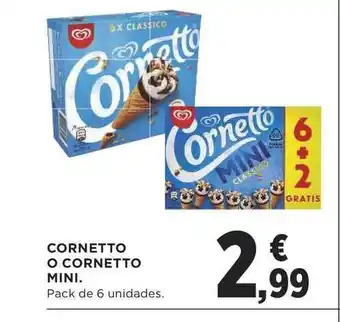Supercor Cornetto O Cornetto Mini oferta