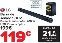 Carrefour LG Barra de sonido SQC2 oferta
