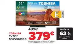 Carrefour TOSHIBA TV 55" 55QV3463DG oferta