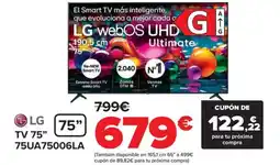 Carrefour LG TV 75" 75UA75006LA oferta