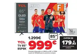 Carrefour TCL TV 85" 85P8K oferta