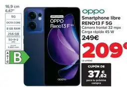 Carrefour OPPO Smartphone libre RENO13 F 5G oferta
