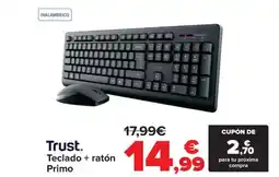 Carrefour TRUST Teclado + ratón Primo oferta