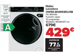 Carrefour HAIER Lavadora HW90-B14959EU1IB oferta