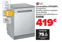 Carrefour LG Lavavajillas DF030FL oferta