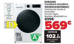 Carrefour SAMSUNG Lavadora-secadora WD90DG5B15BEEC oferta