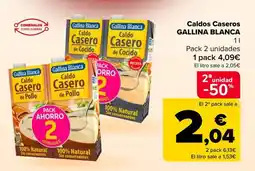 Carrefour Market GALLINA BLANCA Caldos Caseros oferta