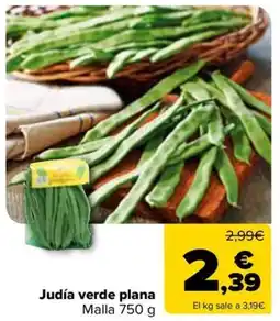 Carrefour Market Judía verde plana oferta