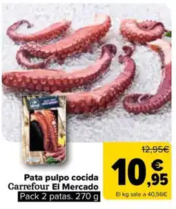 Carrefour Market Pata pulpo cocida Carrefour El Mercado oferta