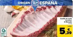 Carrefour Market Costilla de cerdo Carrefour El Mercado oferta