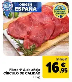 Carrefour Market CÍRCULO DE CALIDAD Filete 1ª A de añojo oferta